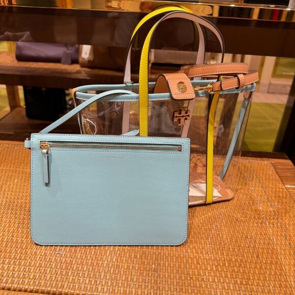 TORY BURCH BLAKE CLEAR SMALL TOTE 156485 - Picture 5 of 14